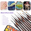 LAINIKE Paint Brush Set, 11 Fine Detail Brush Set, Painting
