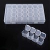 Monthly Pill Organizer,Clear Plastic 28 Slots Adjustable Oversized Pill Box