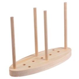 CORHAD 1pc Creative Bow Maker Wooden Wreath Tool Bowknot Fixing Device for Crafting Easy to Use Weaving Accessory for Home Decor and Parties