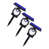 Importeek 3pz Lampara Luminario Solar Luces Led Jardin Estaca Exterior