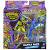 Playmates Toys - Paquete de batalla Leo vs. Superfly