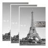 upsimples upsimples 20x30 Picture Frame White 3 Pack, Scratch-Proof Poster