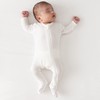 KYTE BABY Unisex Zipper Closure Footies, Rayon Made From Bamboo
