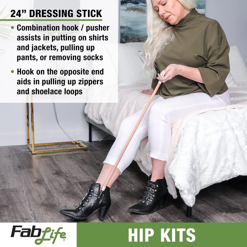 FabLife Hip Kit Daily Living Aids for Mobility, Hip Replacement