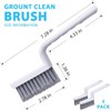 Lumkew Grout Brush Cleaning,Hard Bristle Grout Cleaner for Tile Floors,Bathroom