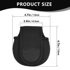 ChangXiang 2Pcs Useful Fishing Reel Protective Case Waterproof Baitcasting Reel Cover Case Portable Spinning Reel Protective Cover for Fishing Tackle Accessories