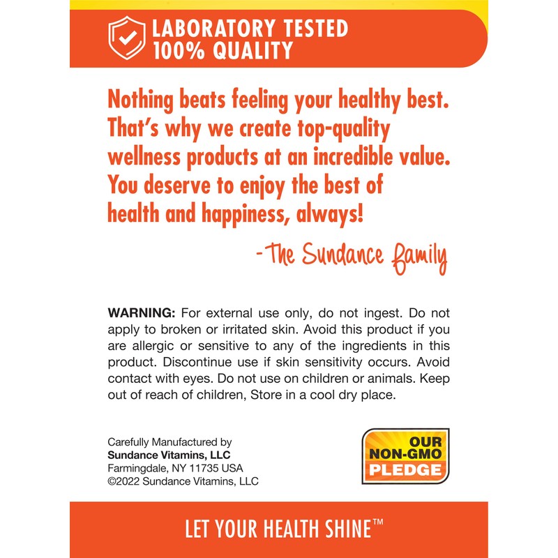 Sundance Vitamin E-Oil for Skin | 13500 mg (30000 IU)