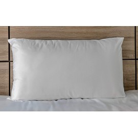Lisbon - Egyptian Cotton 300 Thread Count Pillowcase Classic, 50x75 cm, Luxury Bedding Made in Portugal, White, Set of 2