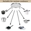 Steamer Rack for Cooking,18/8 Stainless Steel Steaming Rack,8.7 Inch Steam