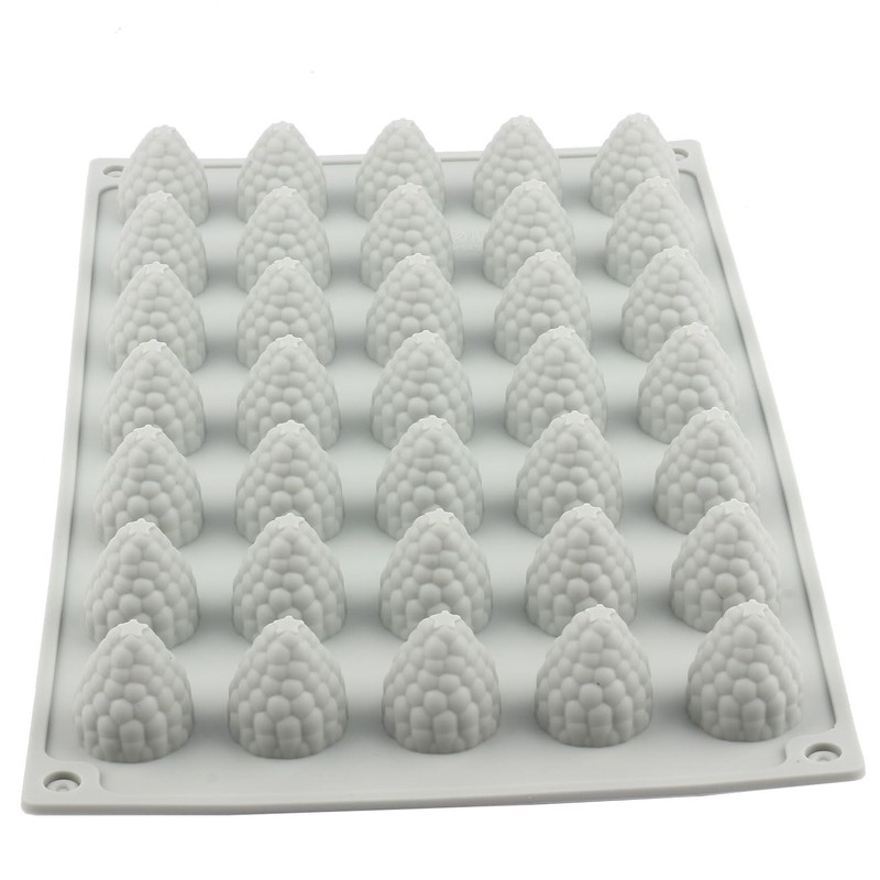 AIBOYA 35 Cavity Raspberry Silicone Candy Molds