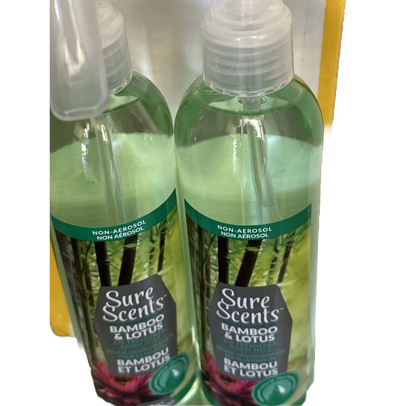 Sure Scents 💚 BAMBOO LOTTUS NON AEROSOL Air-Freshener Room Mist