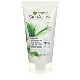Garnier SkinActive exfoliante facial exfoliante con té verde, piel grasa, 5 onzas líquidas                                                            