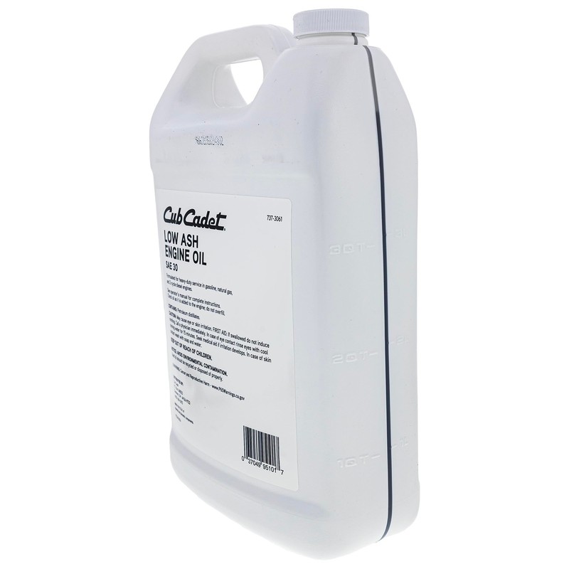 CUB CADET 737-3061 30WT Low Ash Engine Oil 1 Gallon