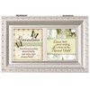Cottage Garden Grandmother Love Never Ending Brushed Silvertone Jewelry Music