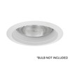 NICOR Lighting 6 inch White Airtight Recessed Cone Baffle Trim,