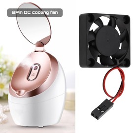 YINETTECH 2PCS 30MM X 30MM X 7MM BRUSHLESS FAN 5V 0.15A Oil Bearing Fan 2 Pin C Connector 3007 3007S 7 Blade Fan Black