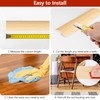 20Ft PVC Floor Edging Trim - Self Adhesive Carpet to