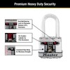 Master Lock Silver Magnum Outdoor Padlock with Key, Keyed Alike