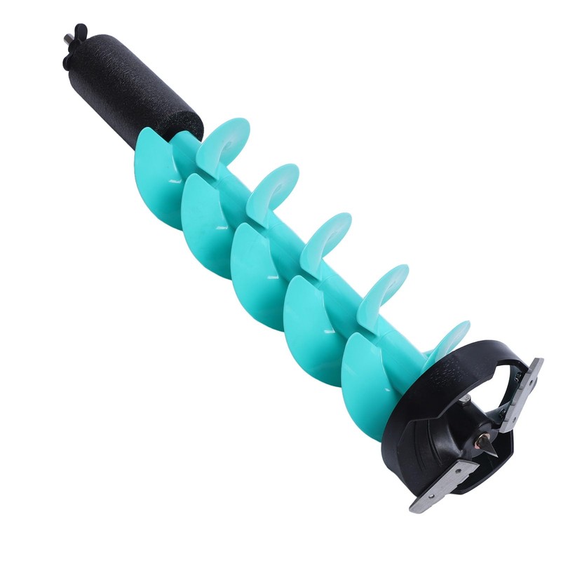Zunate Ice Auger for Fishing - 6-inch 2-Blade Drill with