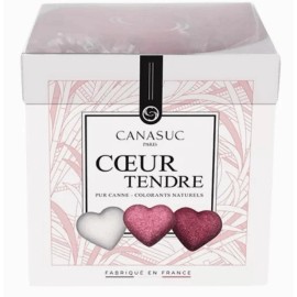 Canasuc, Coeur Tendre - Assorted French Molded Heart Sugars in Gift Box, 10 Oz