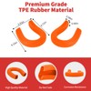 SQQP Front Bumper Tow Hook Rubber Covers Protectors Fit for