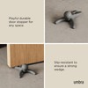 umbra Rubber Door Stopper Insert-Type Door Stopper Gray 2-pack BUDDY