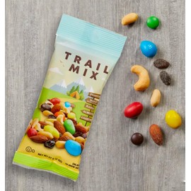 Trail Mix Snack Packs - Peanuts, Almonds, Cashews, Raisins, Chocolate, 28 Count, 2 oz Each, Kosher Dairy