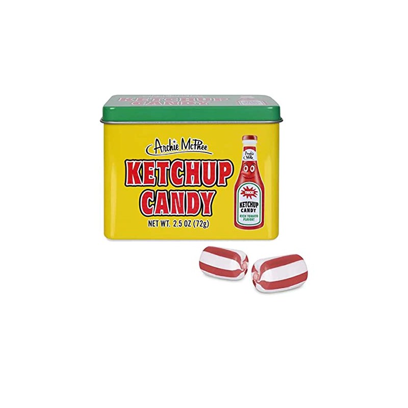Ketchup Flavored Sugar Candy 2.5oz with Collector Tin