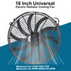 16 Inch Universal Slim Fan Push Pull Electric Radiator Cooling