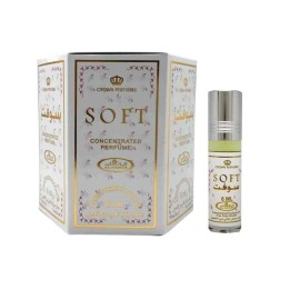 Al Rehab Concentrated 6 x 6ml Alcohol Free Perfume Roll On Attar Oil - Soft