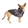 Reddy Black Sherpa Hooded Dog Jacket, X-Large