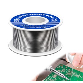 Liroyal Stainless Steel Solder Wire, Low Temperature Solder, Low Melting Point Solder, Wire Diameter 0.03 inch (0.8 mm), 3.5 oz (100 g), Soldering Iron, Soldering Wire, High Purity Tin Ingot,