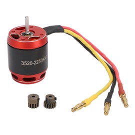 RC 3520 Outrunner Brushless Motor Aluminum Copper Brushless Motor with 13T 15T Gears for 1/10 RC Crawler Car