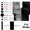 4 Sheets LED Blackout Sticker, 4 Stickers Block 80%/100% Dimming