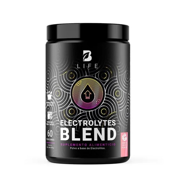 Electrolitos De 60 Servicios. Electrolytes Blend. B Life. Sabor Fruit