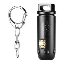 Compact Flashlight - Torch with Hat Clip - Portable Waterproof Small 4-Mode Light for Hiking Cycling Repairing Camping Activities