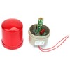 220 VAC Rotating Flashing Light Red LED Warning Light Industrial