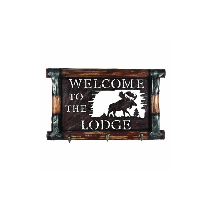 Rivers Edge Products "Welcome to The Lodge Coat Rack