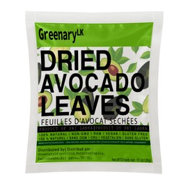 GreenaryLK Premium 100% Natural Dried Avocado Leaves 1oz – Whole Persea Americana. For Herbal Tea, Infusions & Culinary Use. Subtle Flavor. Vacuum Sealed. Du Sri Lanka.