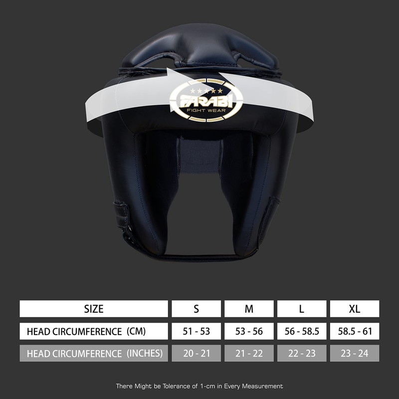 Farabi Boxing Head Guard Protector Open Face Adi Series of