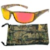 Hornz Brown Forest Camouflage Polarized Sunglasses for Men - WhiteTail