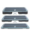 Unbranded 43'' Exercise Aerobic Step Platform Adjustable Fitness Stepper W/4