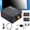 Tuperoymse Digital to Analog Audio Converter Optical Fiber Toslink Coaxial