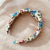 allydrew Wide Knotted Headbands, Top Knot Headbands for Women, Floral