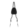 HCMOTORKU Black Passenger Backrest Sissy Bar For Harley Dyna Super
