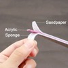 Nail Files 50 Pieces 100/180 Grits and Buffers Professional Reusable