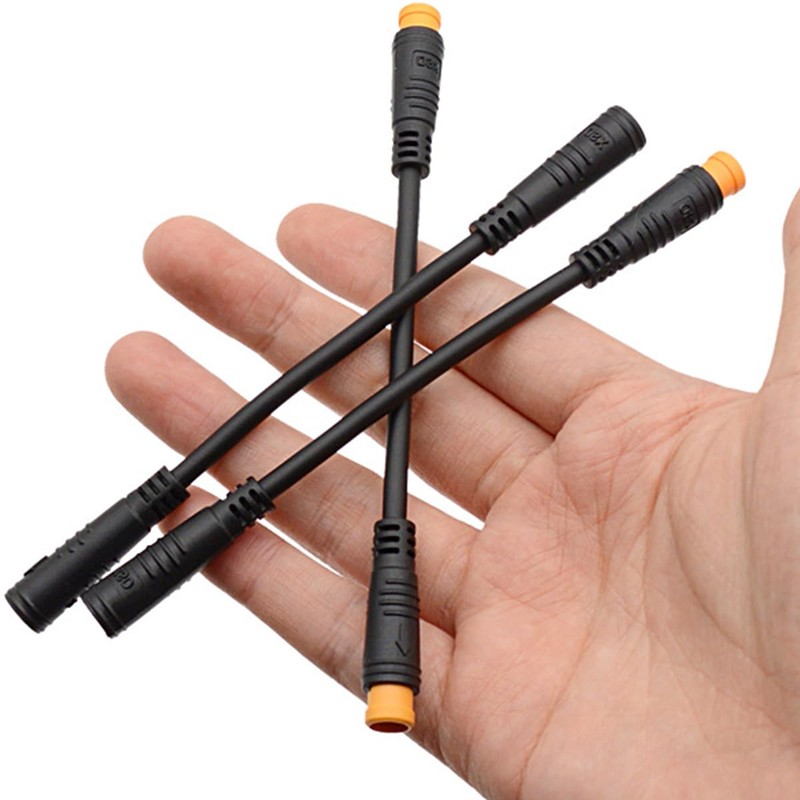 Ausi 3 PCS E-Bike Thumb Throttle Cable, 3-Pin Waterproof Connector