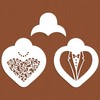 Bride & Groom Cookie Stencil Set (no cutter) by Designer