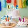 48pcs Beach Slippers 6 Shape Cupcake Toppers - Summer Hawaii