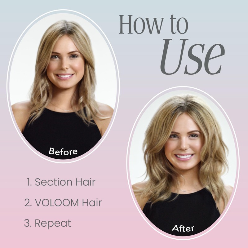 VOLOOM Petite 1” Inch Professional Volumizing Ceramic Flat Iron -